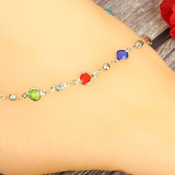 "Elegant Handmade Anklet – Delicate Jewelry for Women, MAR091046 - Picture 6 of 10
